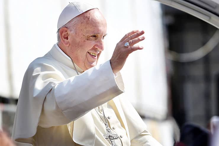 OraciÃ³n de los 5 dedos, Papa Francisco